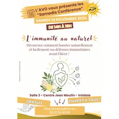 Conférence l'immunité au naturel