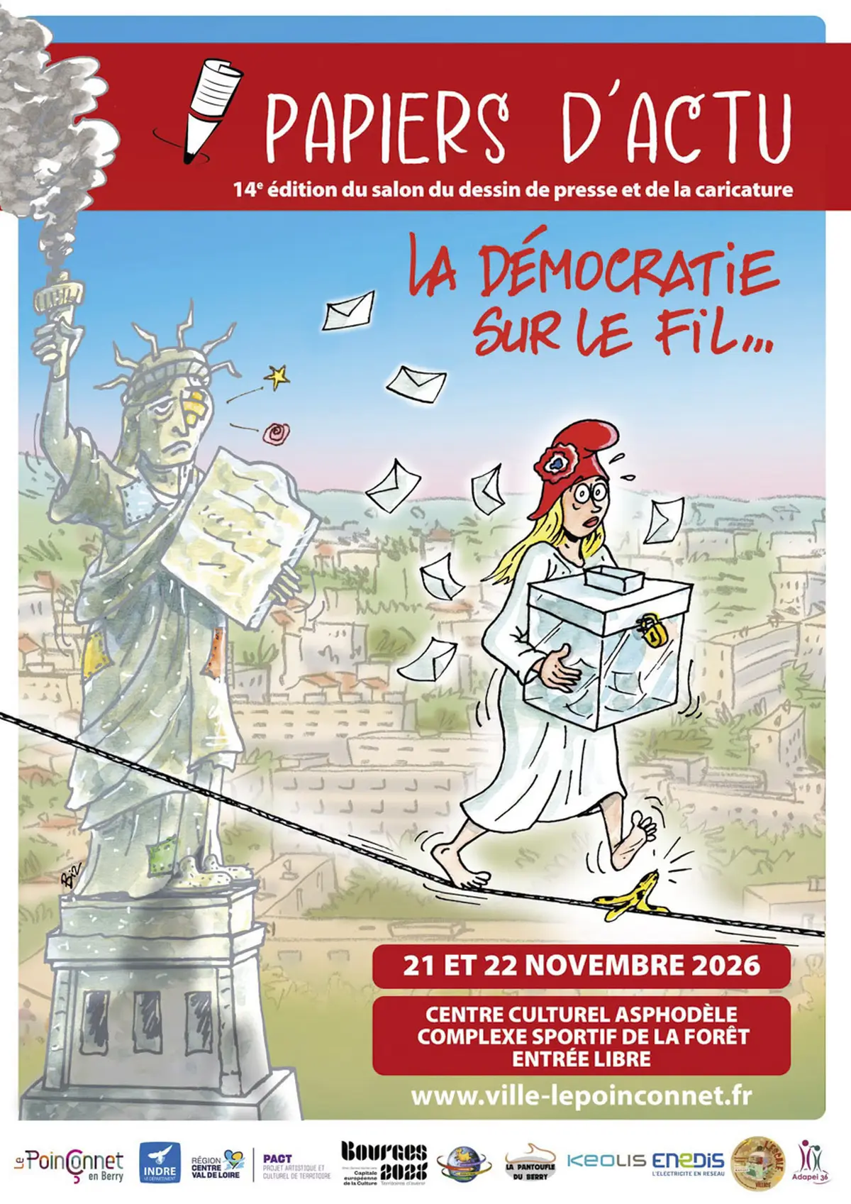 14e salon Papiers d'actu la démocratie sur le fil