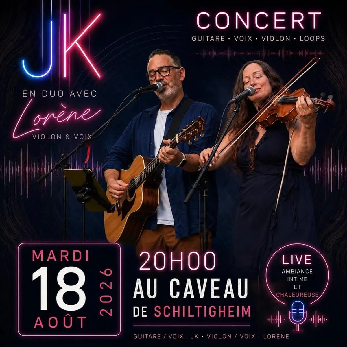 Concert  duo Guitare et Violon