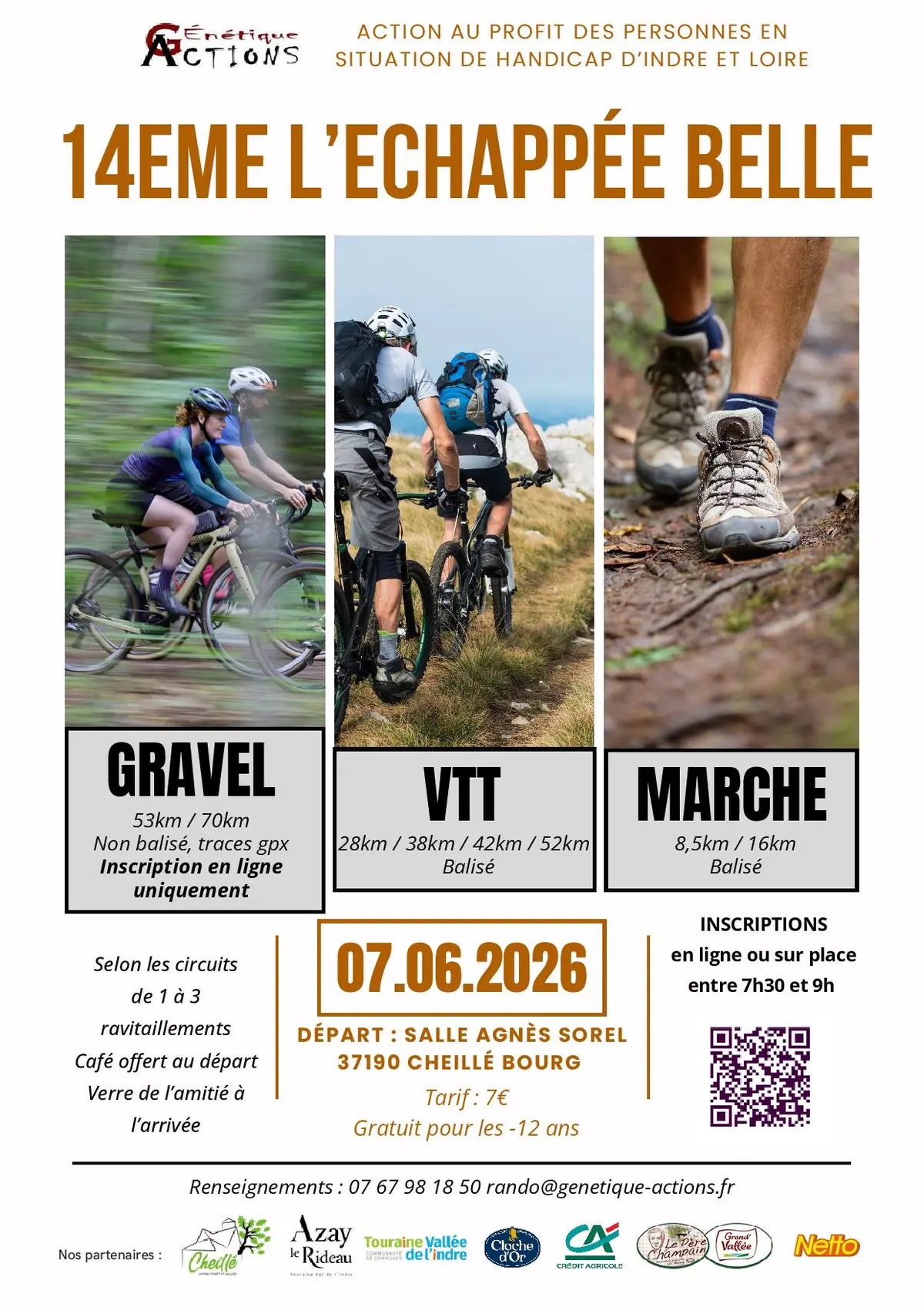 14ème édition de L'Echapée Belle - Randonnée pédestre et VTT