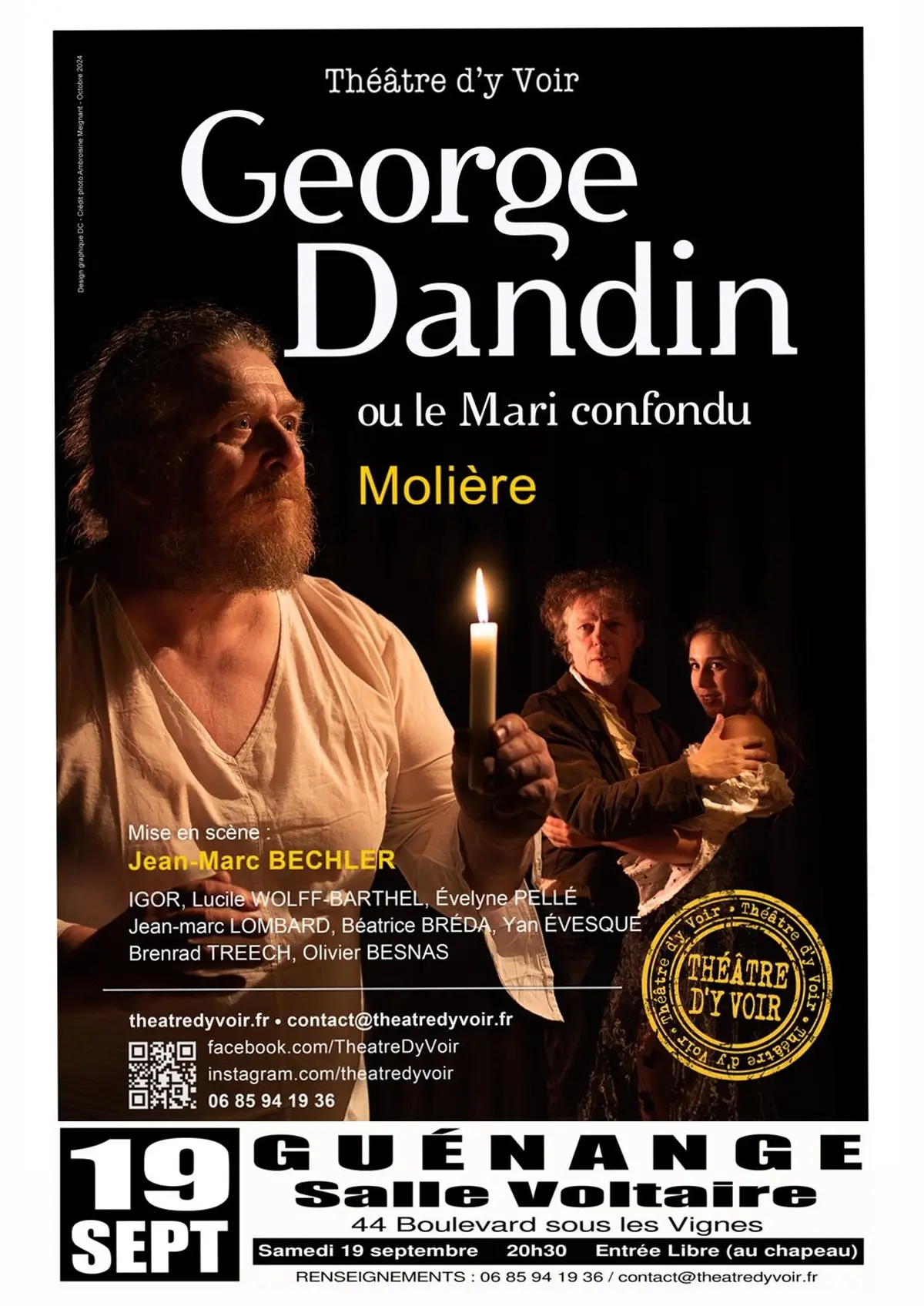 George Dandin de Molière - Théâtre d'Y Voir