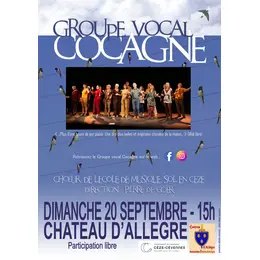 Concert groupe vocal Cocagne