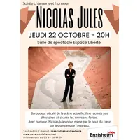 Soirée chansons et humour : nicolas jules &copy; MD