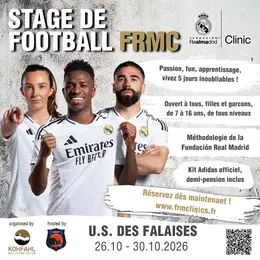 Stage de football Union sportive des Falaises  x Fundacion Real Madrid Clinics 