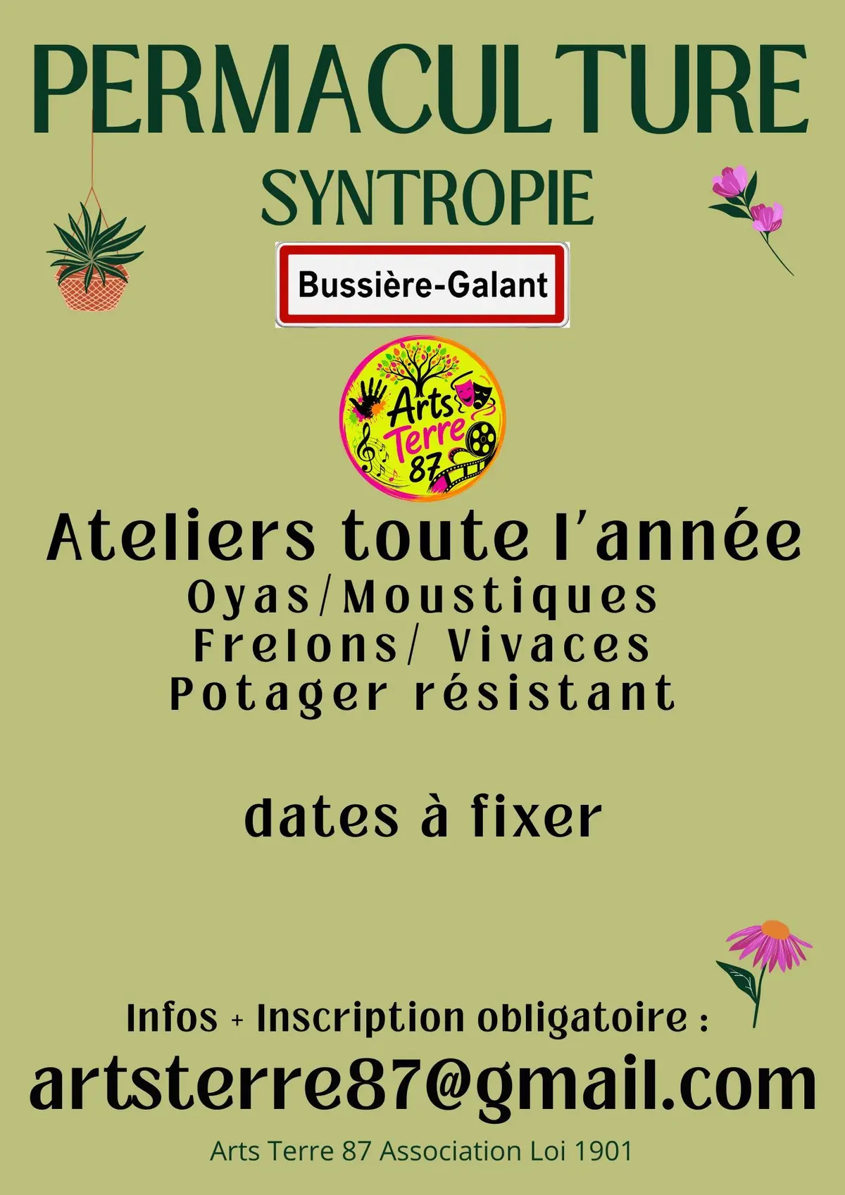 Ateliers Permaculture Syntropie 87230 Bussière Galant