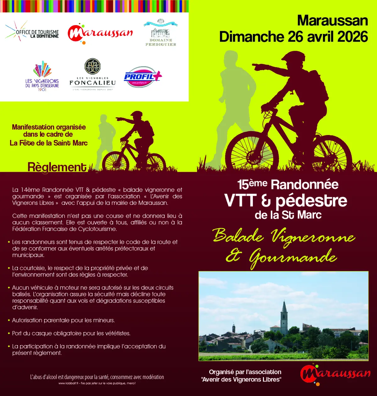 15ème Balade Vigneronne & Gourmande à Maraussan !