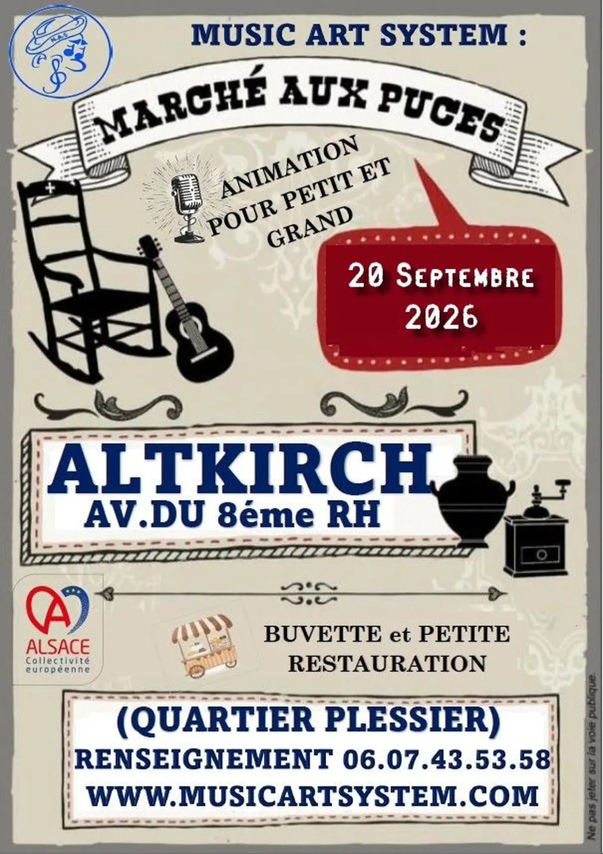 March&eacute; aux puces