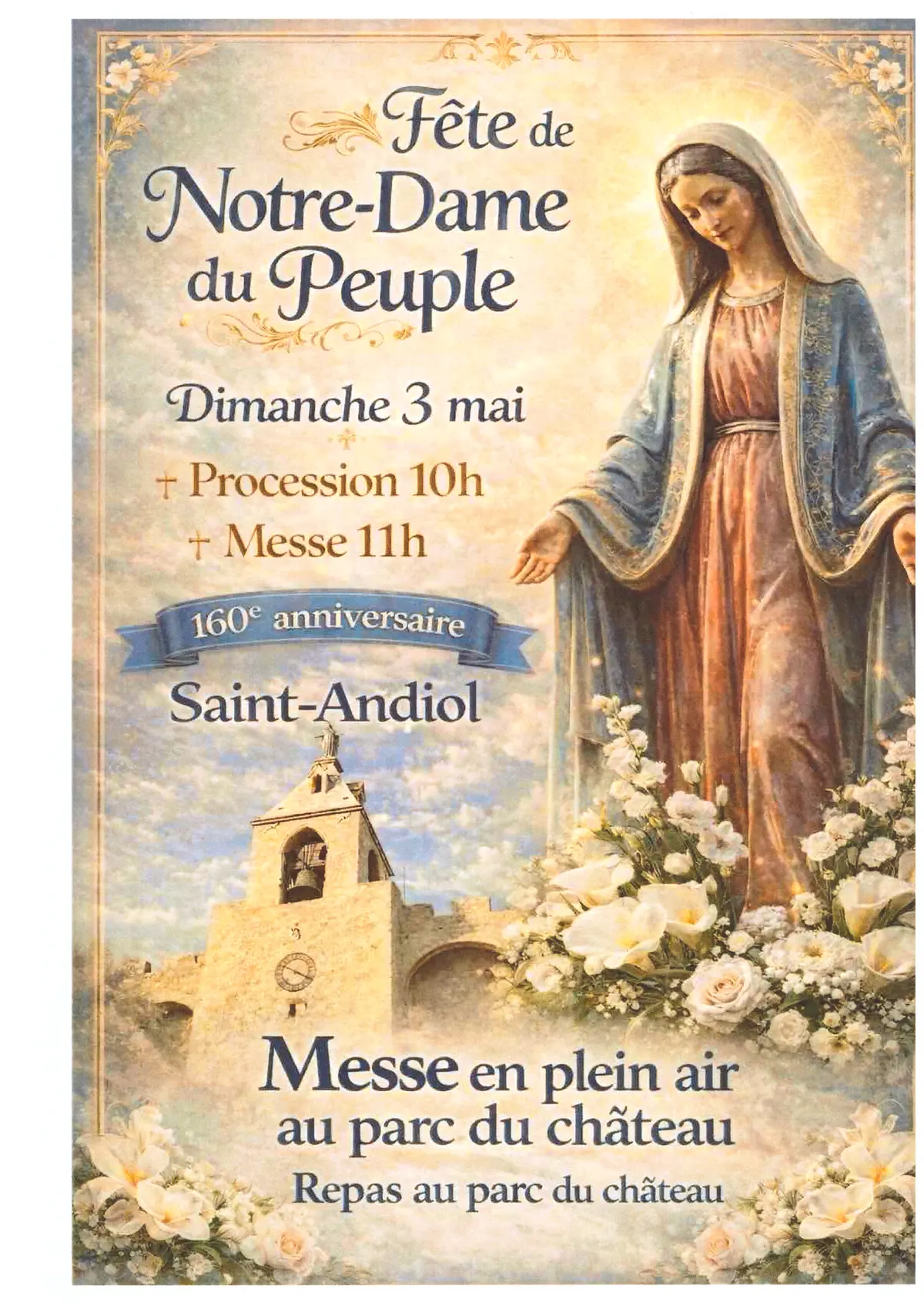 160ème anniversaire de Notre Dame du Peuple
