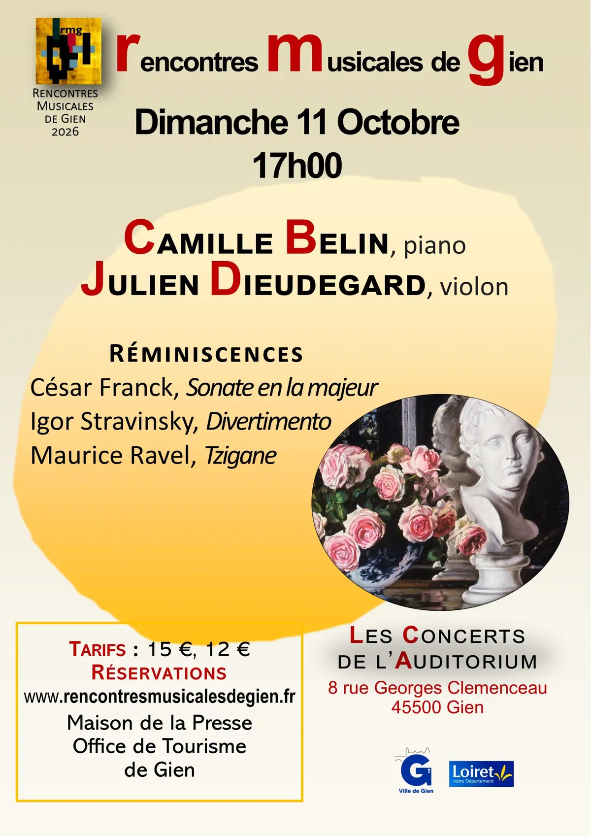Réminiscences : Franck, Stravinsky, Ravel