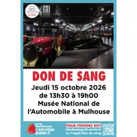 Don de sang au Musée de l'Automobile de Mulhouse &copy; Mélanie DIEM