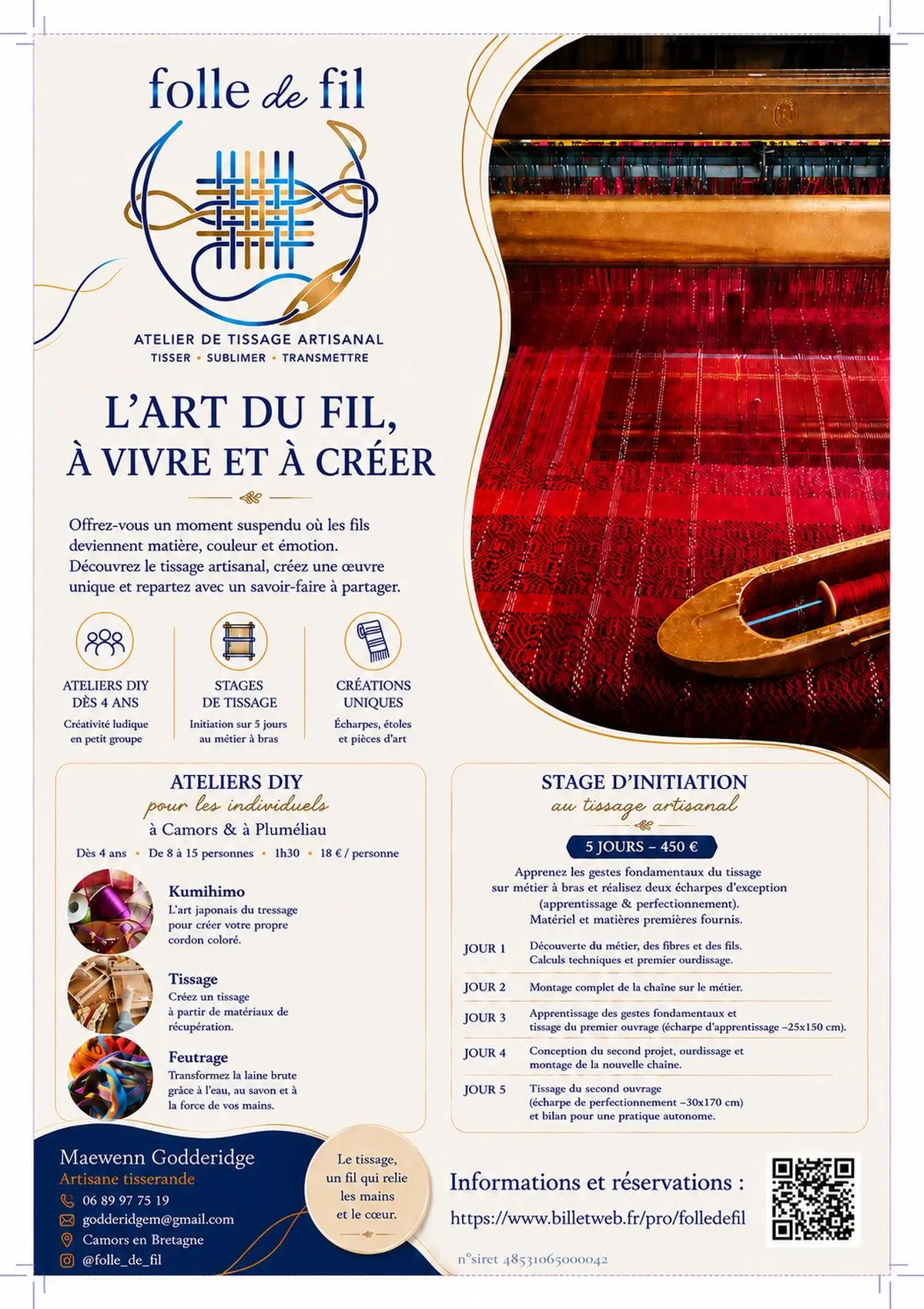 Ateliers Diy Arts textiles