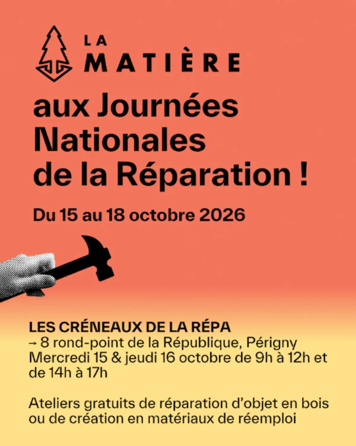 Ateliers gratuits Journées Nationales de la Réparation