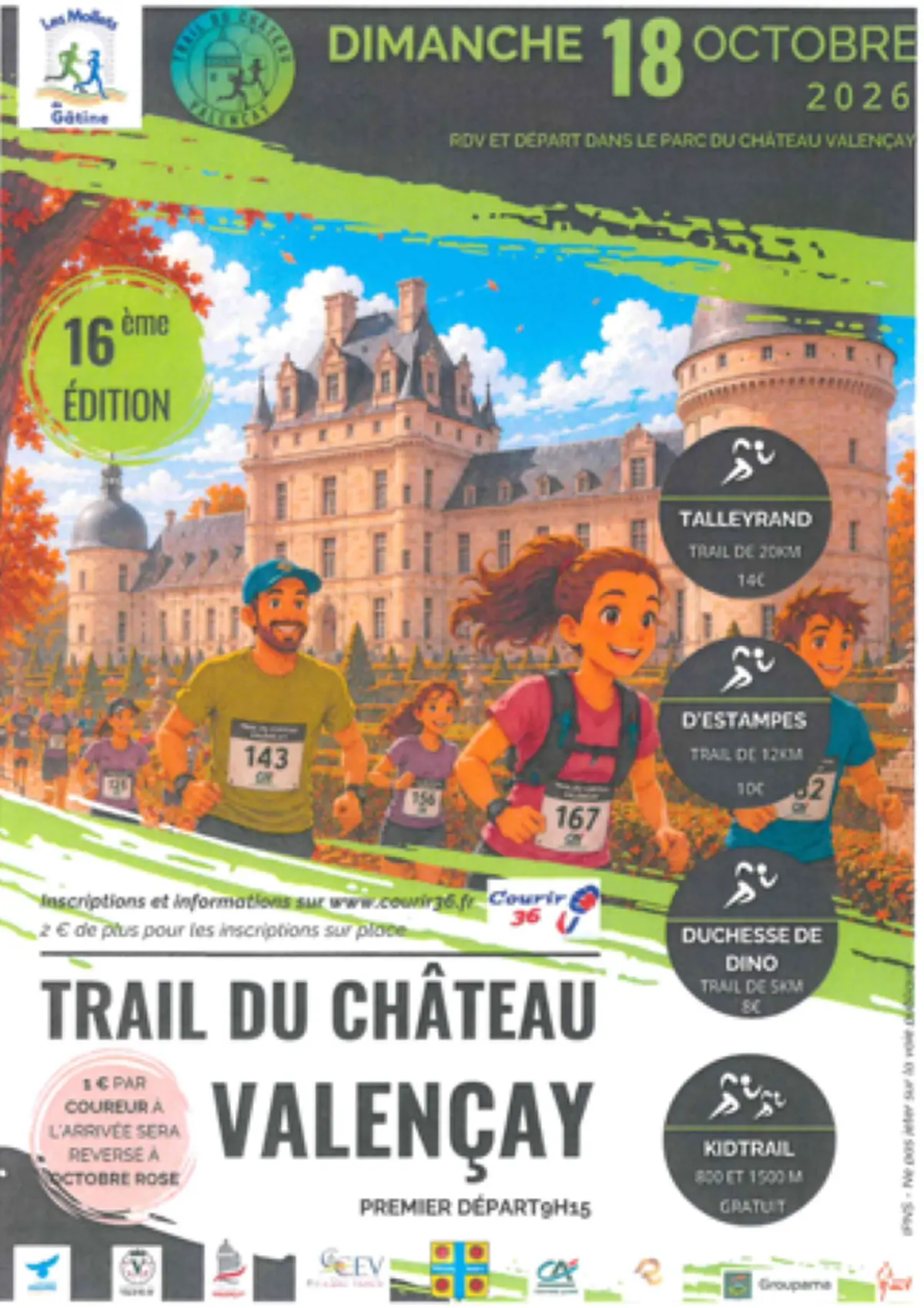 16ème édition du Trail du Château de Valençay