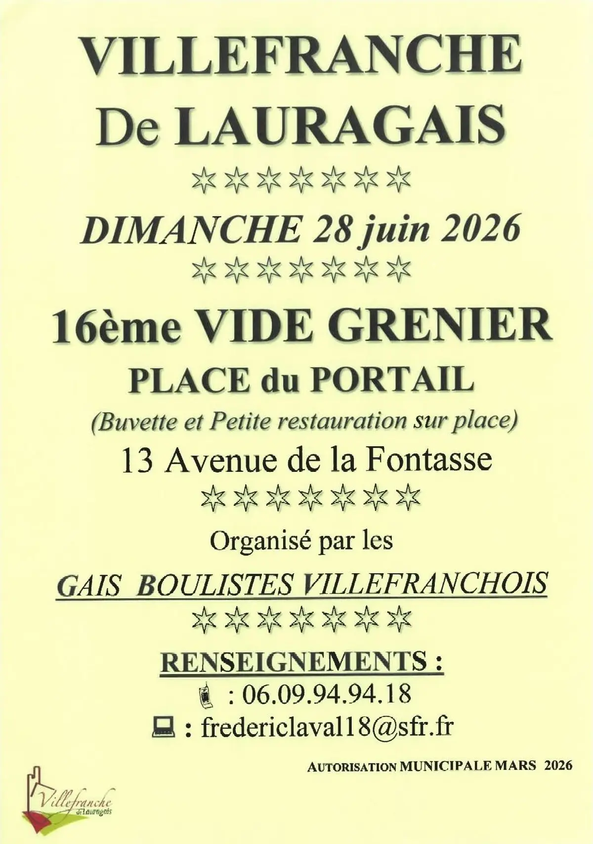 16ème édition Du Vide Grenier