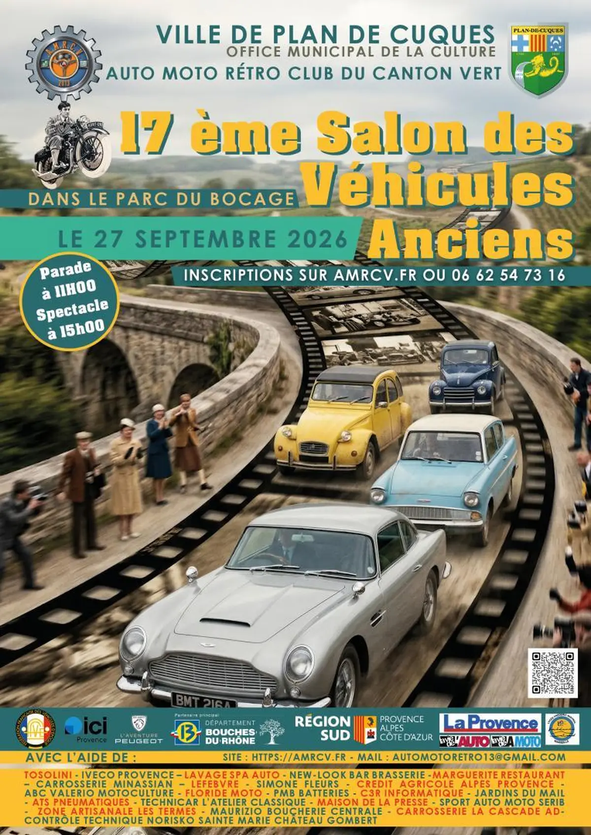 17ᵉ Salon des Véhicules Anciens : « Silence, on tourne ! »
