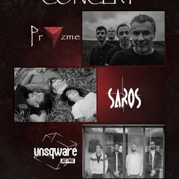 Concert de Pryzme (Rock prog) au Brewklyn avec Saros et Unsqware