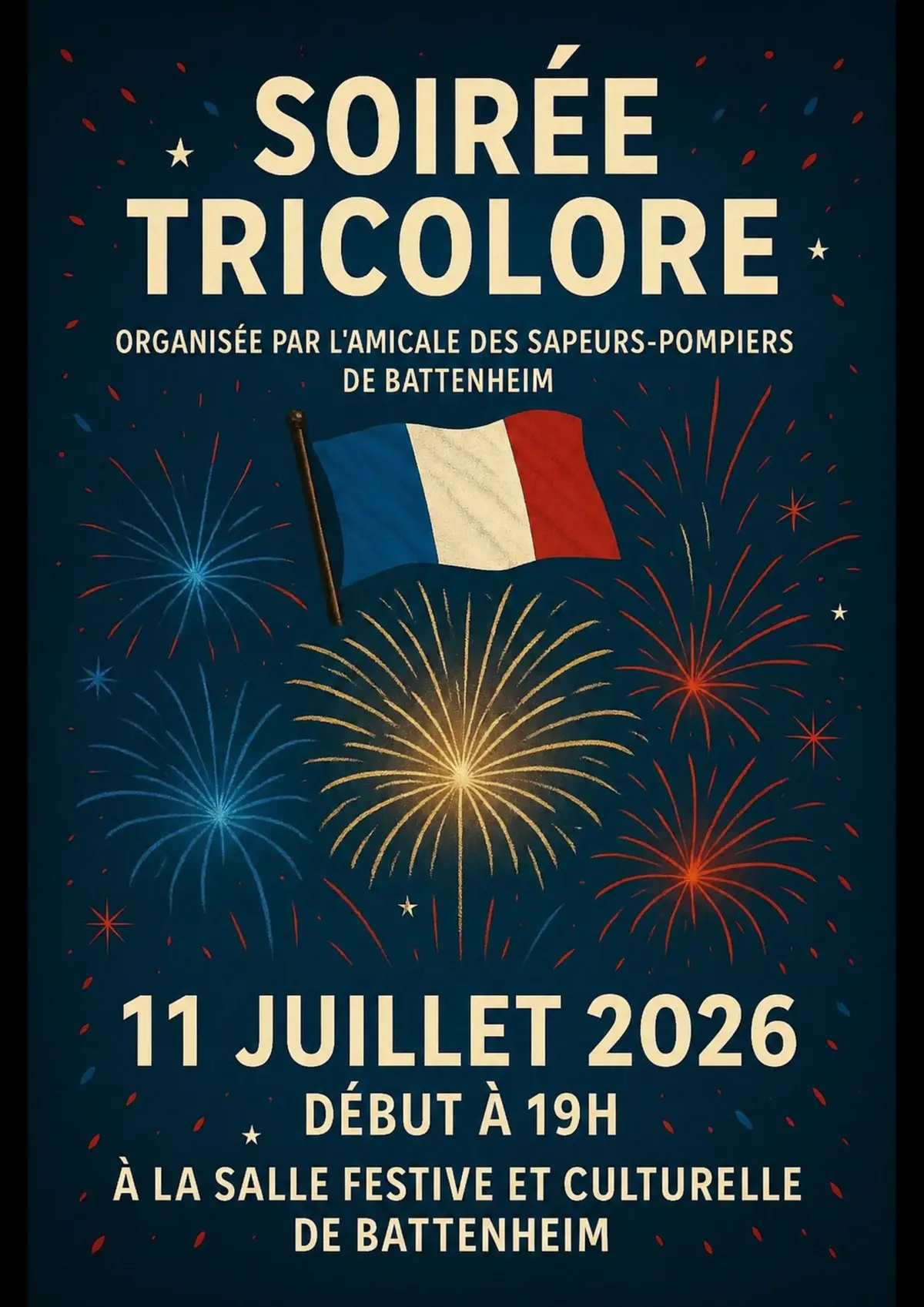 Soirée tricolore