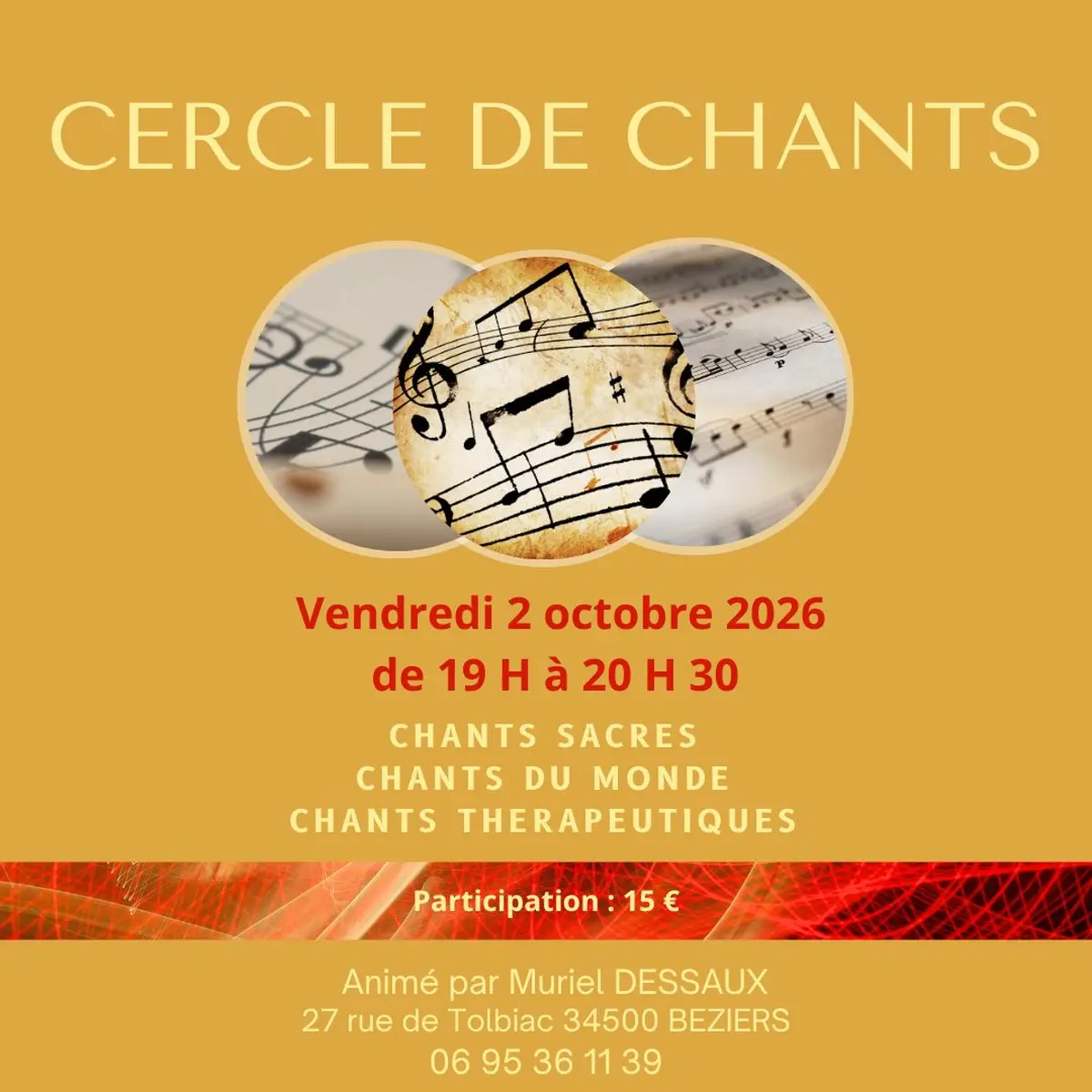 Cercle de Chants Sacrés et Chants du Monde