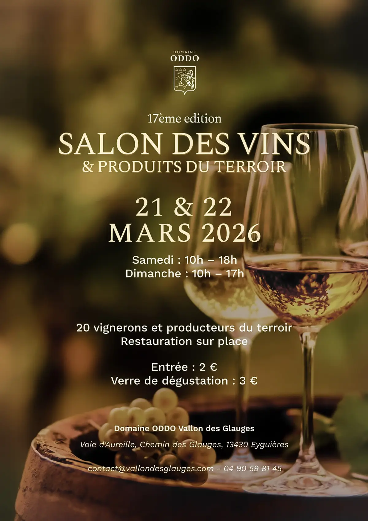 17ème édition du Salon des Vins et produits du terroir