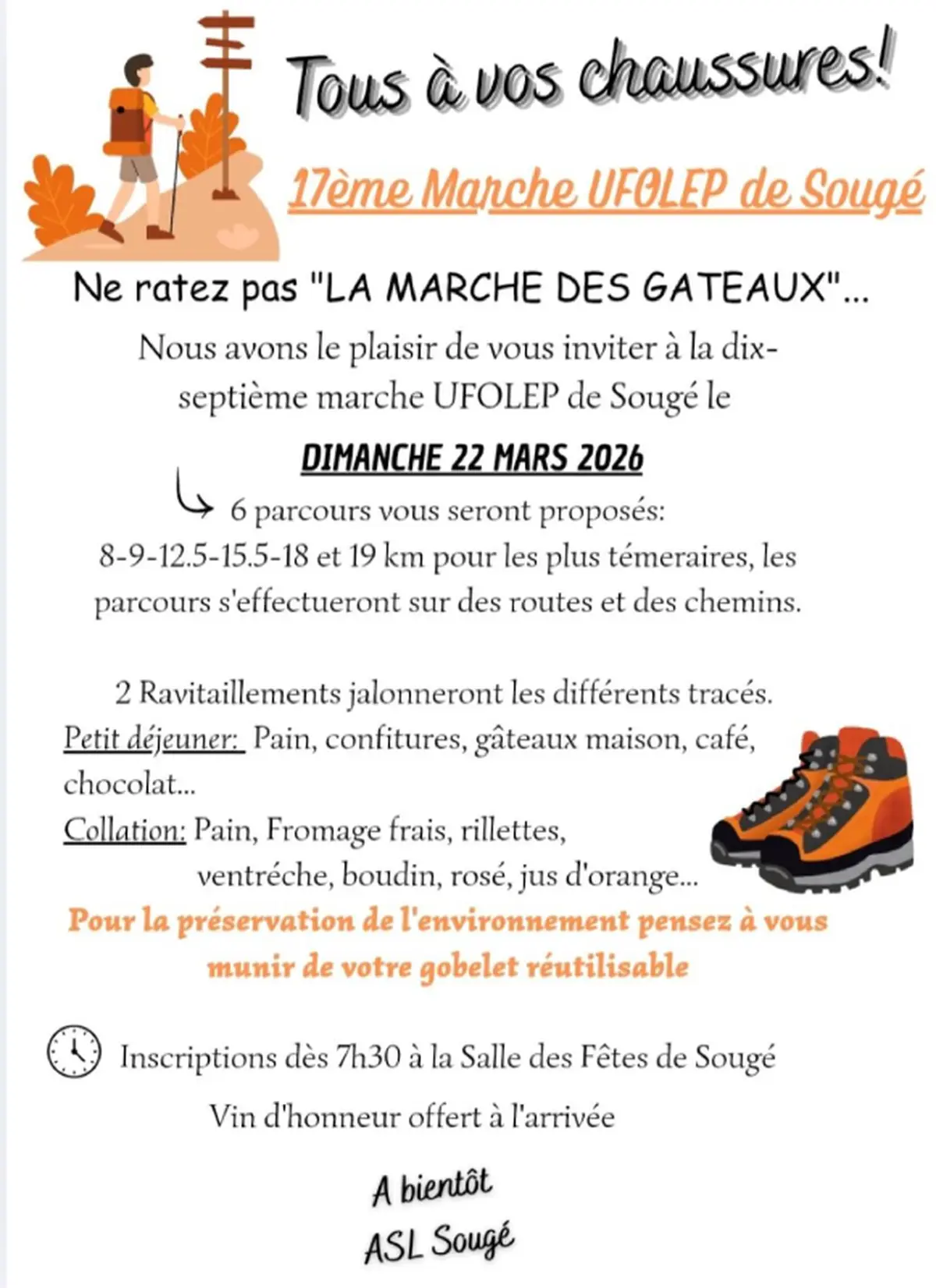 17ème marche UFOLEP