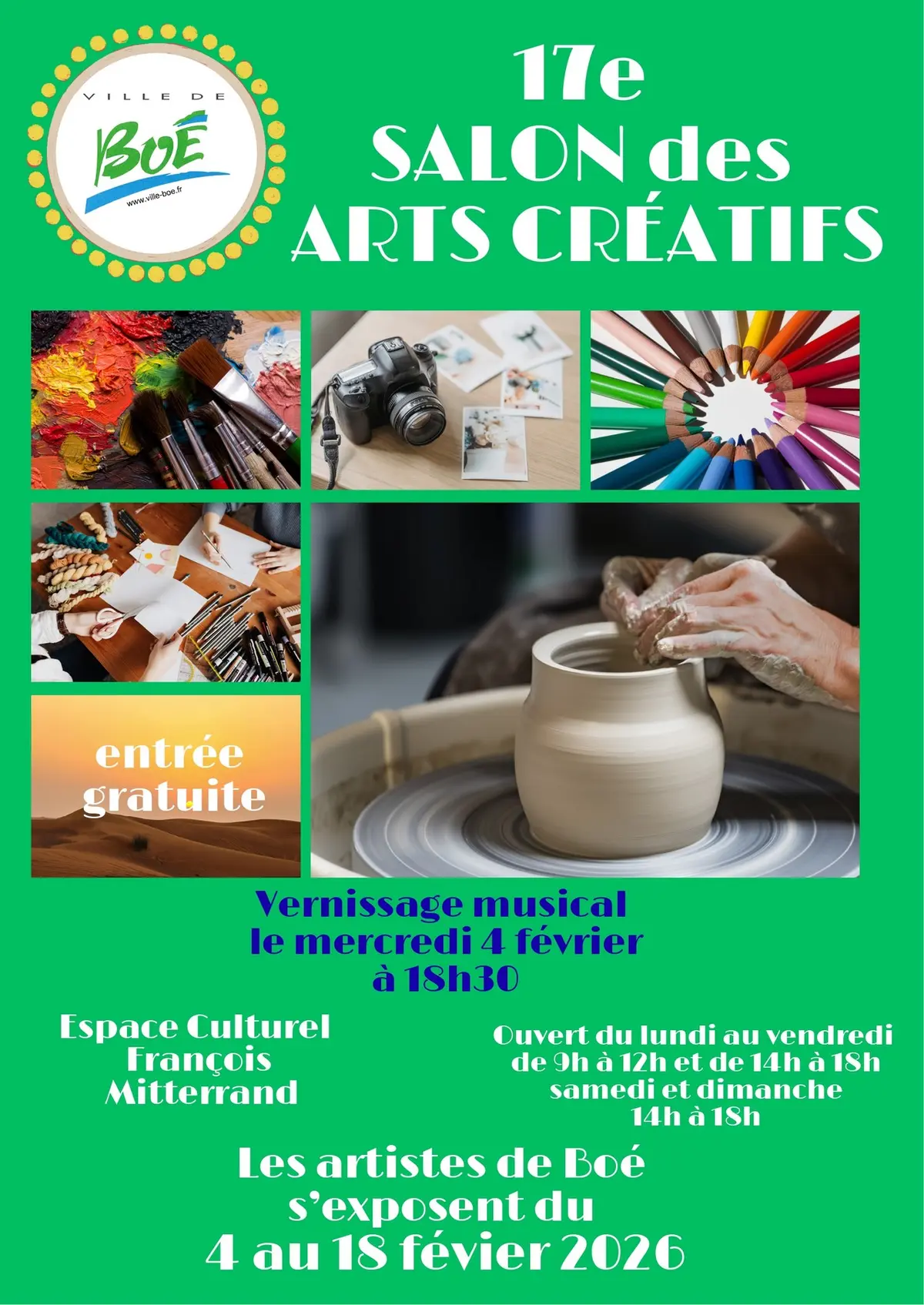 17ème salon des Arts Créatifs de Boé