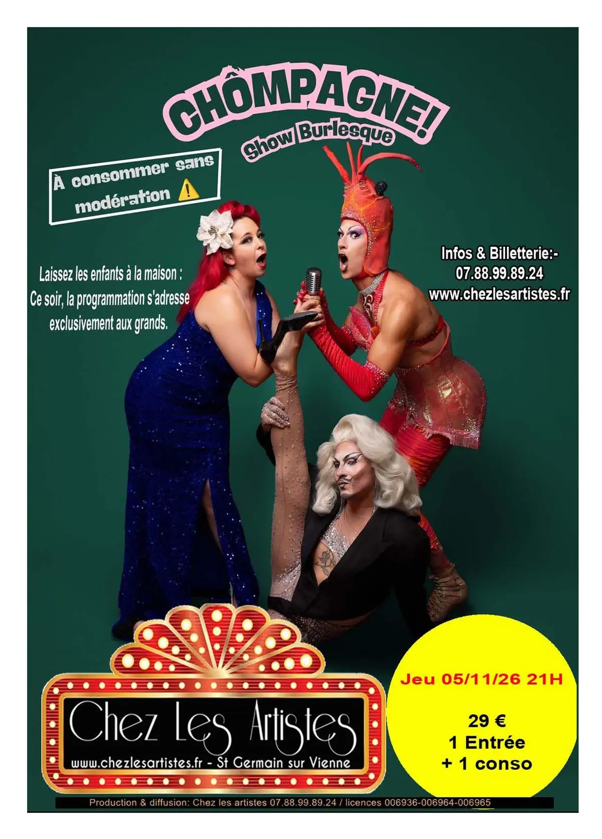 Spectacle cabaret Burlesque