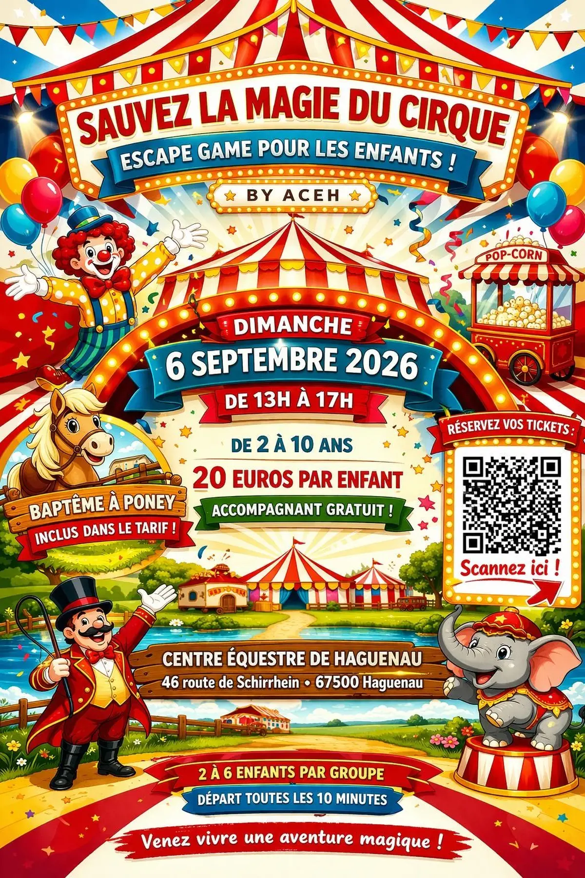 Escape Game Enfant / Le Cirque a perdu sa Magie