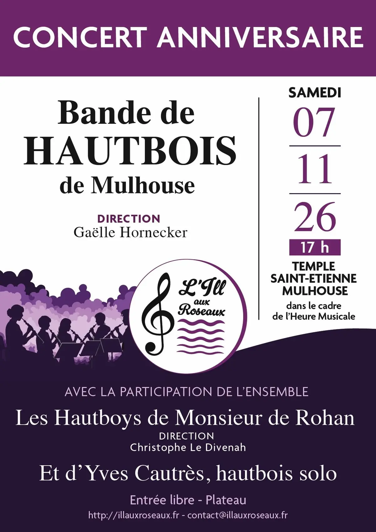 L’Heure Musicale - Par l’Ill aux Roseaux - La Bande de Hautbois de Mulhouse