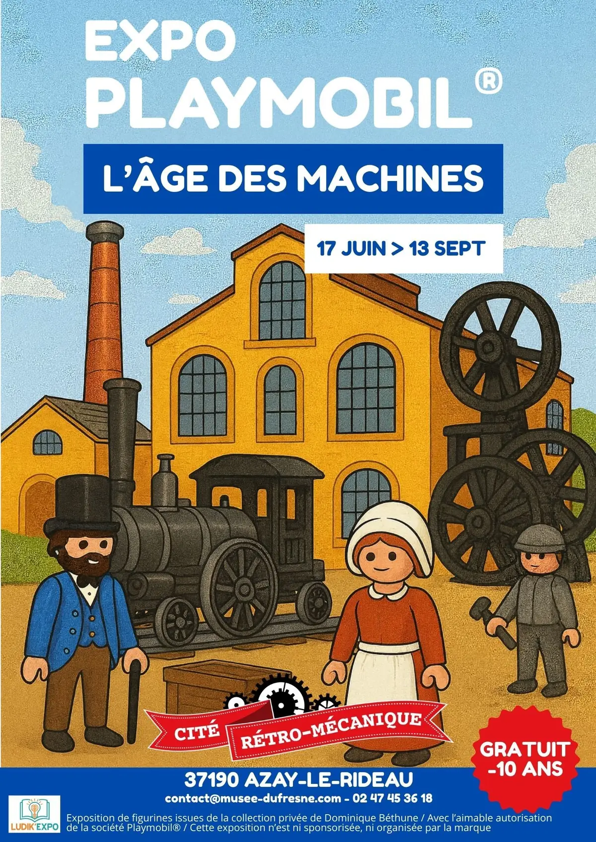 Exposition Playmobil®: l'Âge des Machines