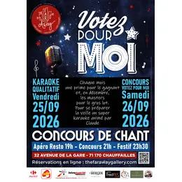 Concours de chant Votez pour moi