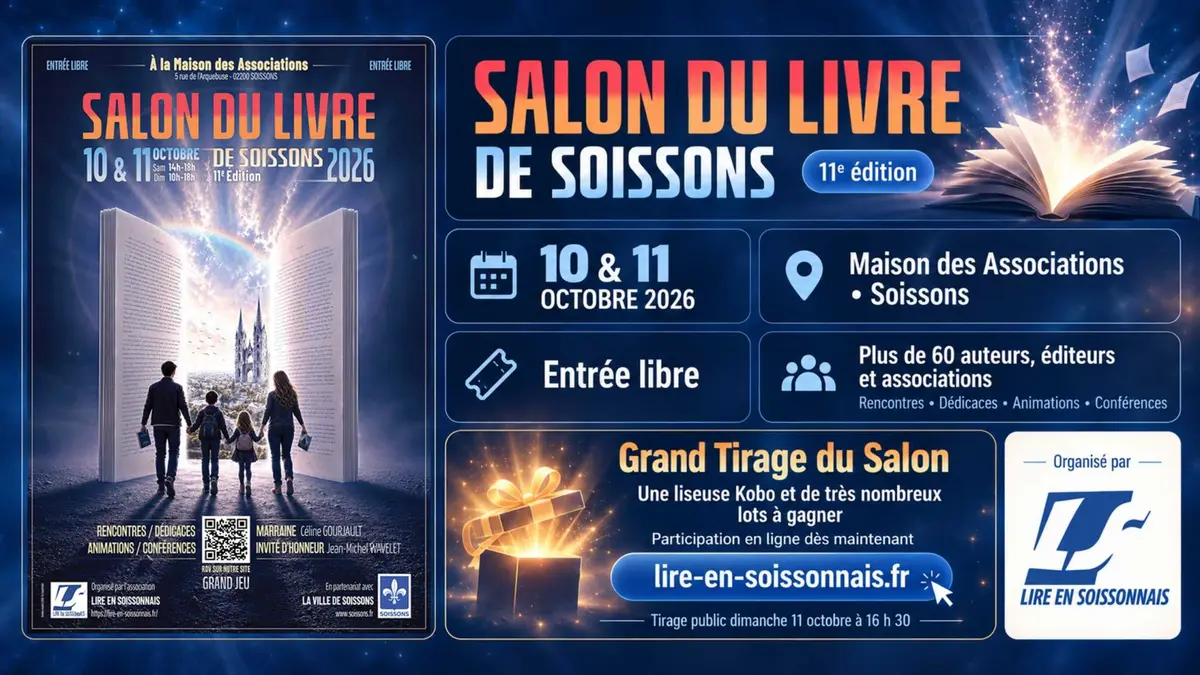 Salon du livre de Soissons 2026