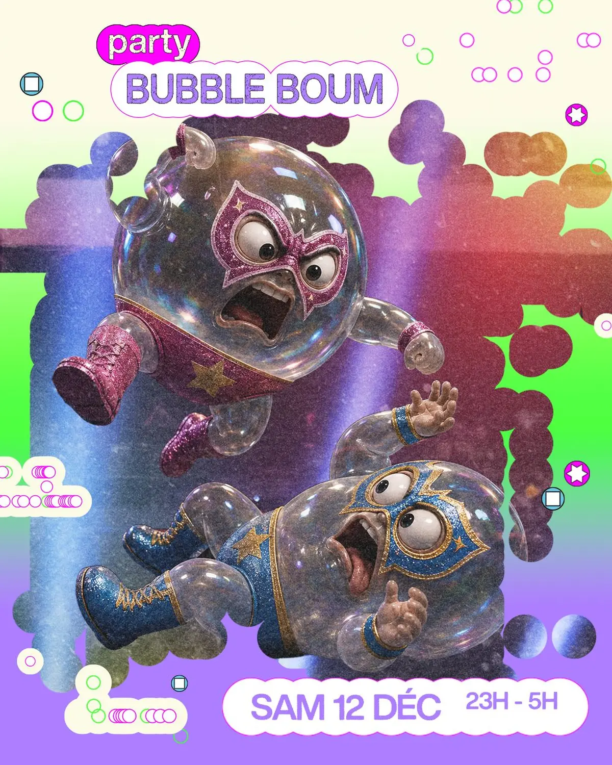 Bubble Boum, Ça chauffe sur le ring