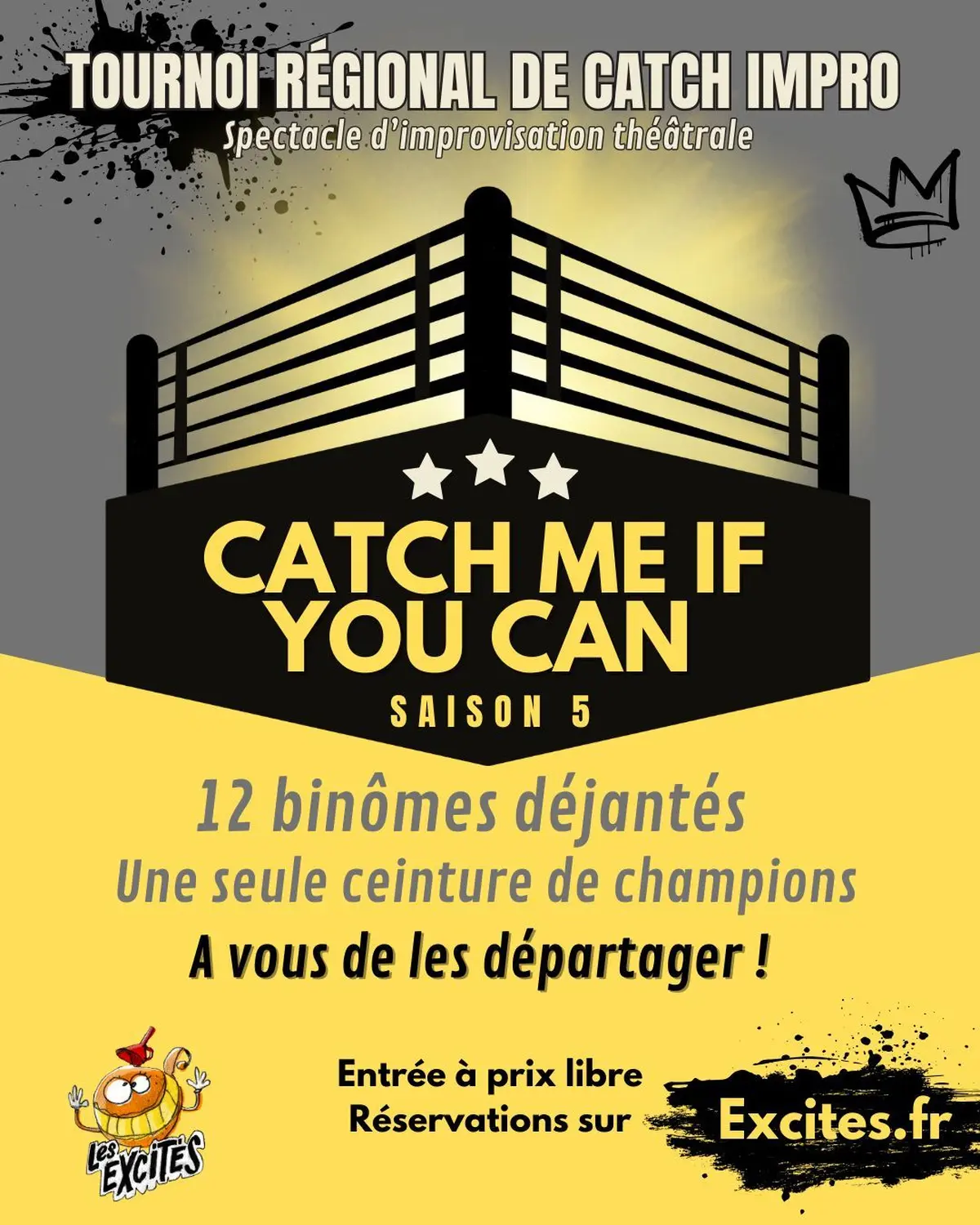 CATCH ME - Tournoi régional de Catch Impro
