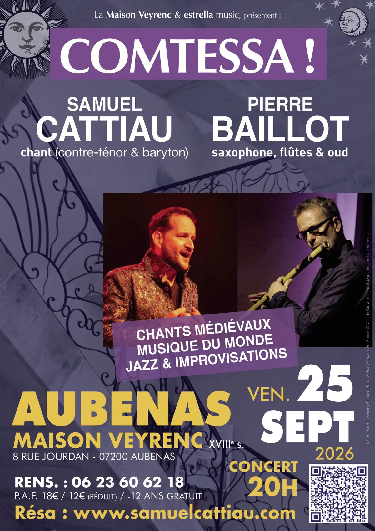 Comtessa ! Samuel Cattiau & Pierre Baillot