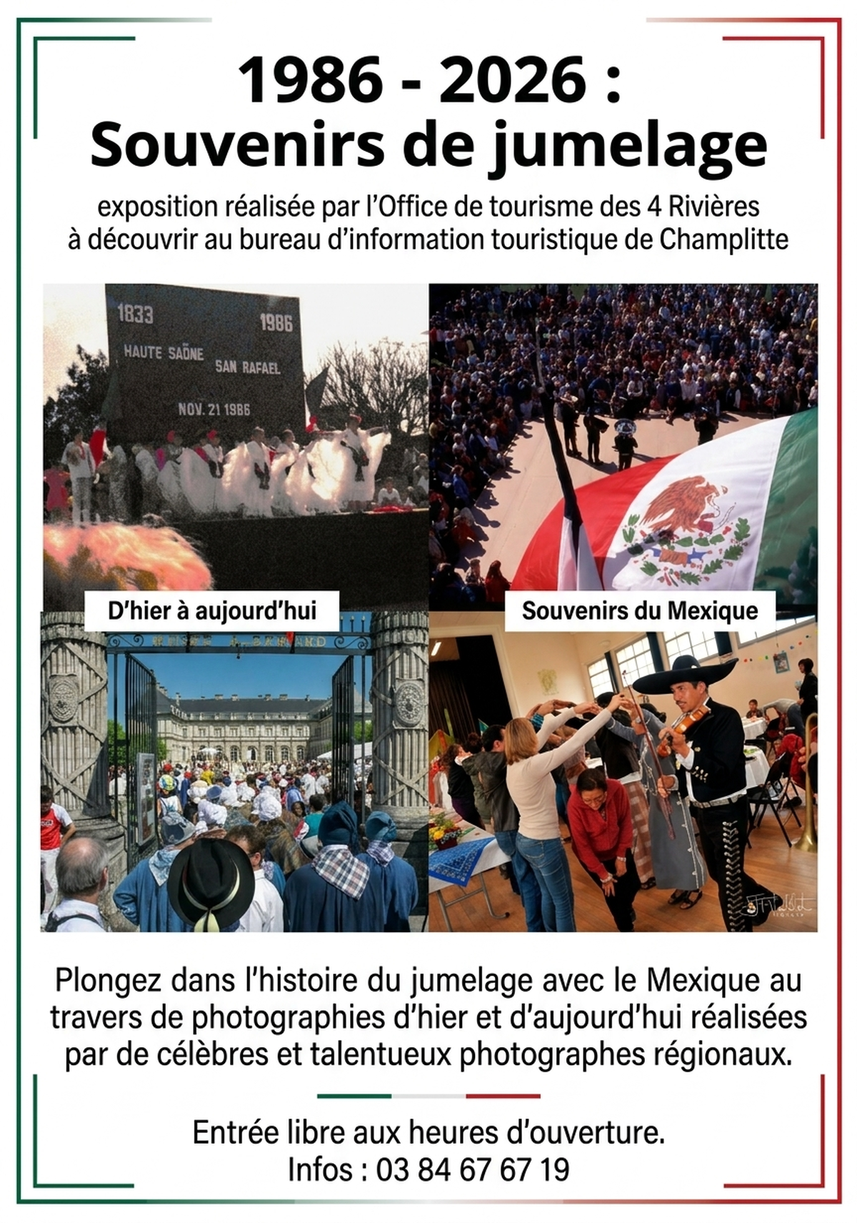 1986 - 2026 : Souvenirs de jumelage avec le Mexique