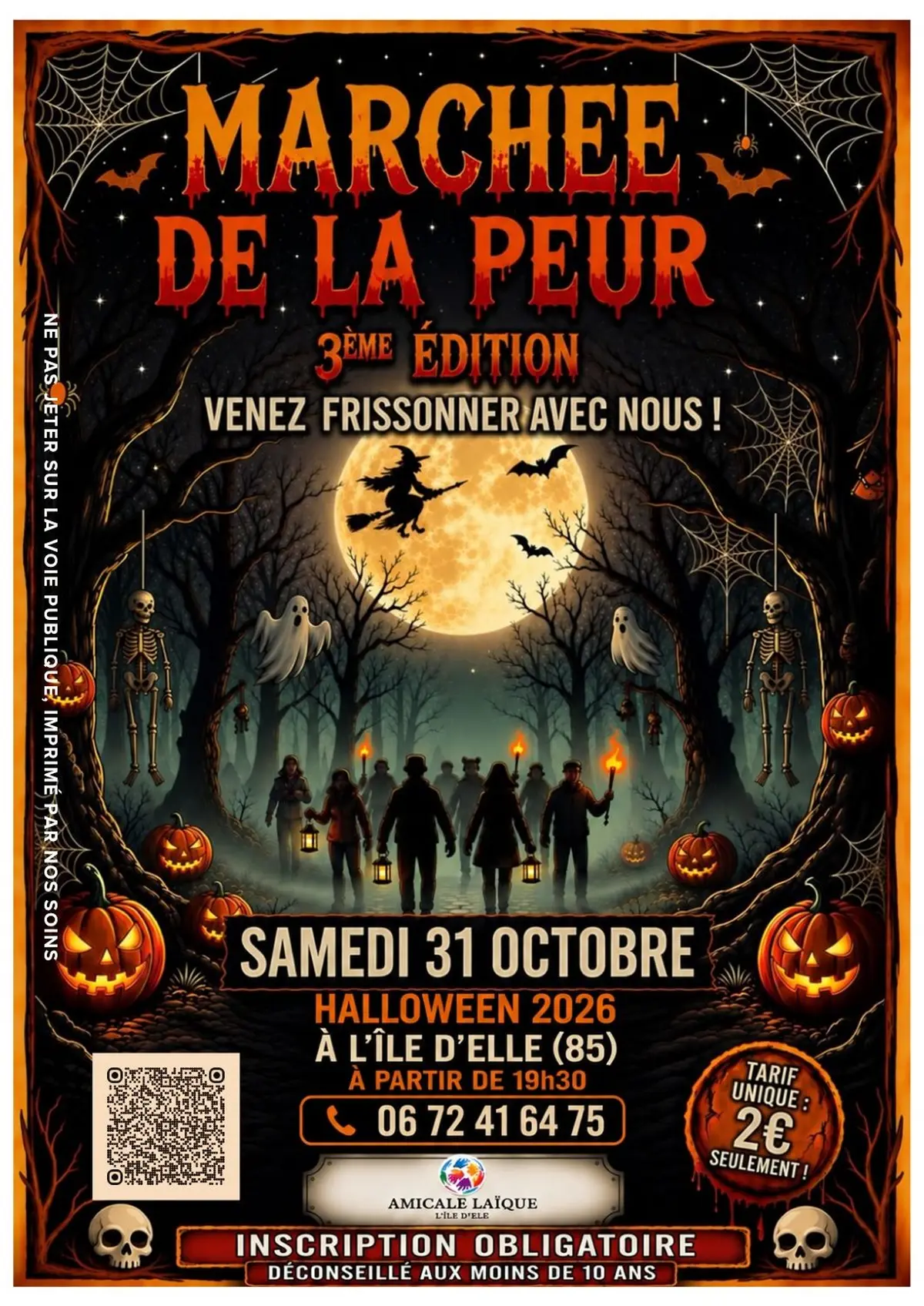 Marche de la peur 2026 - l'île d'elle 