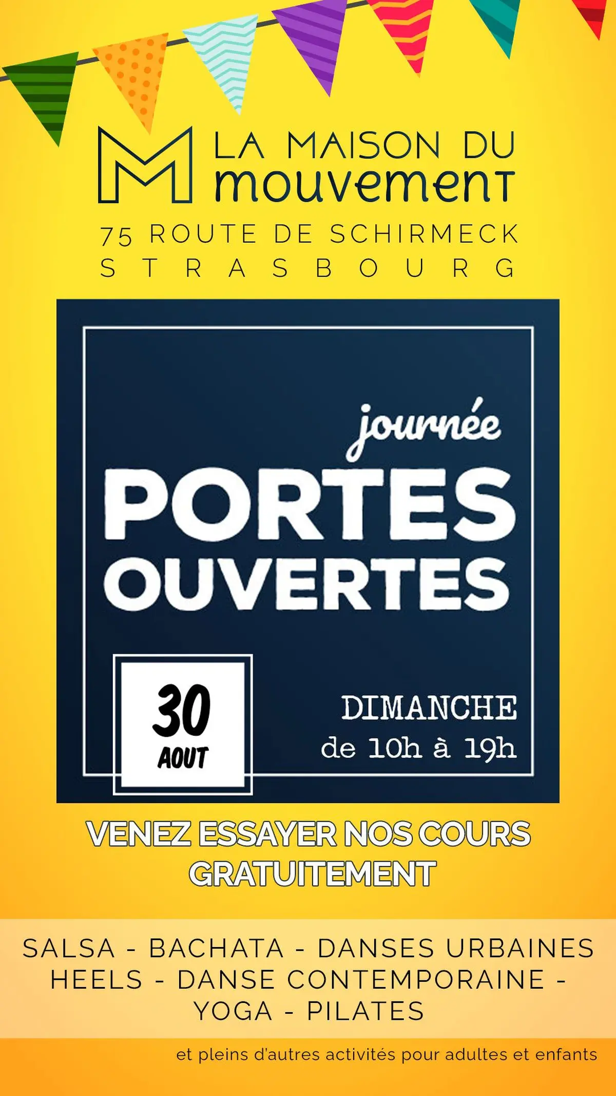 Journée Portes Ouvertes - à la Maison du Mouvement
