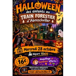 Halloween des enfants train d'abreschviller 