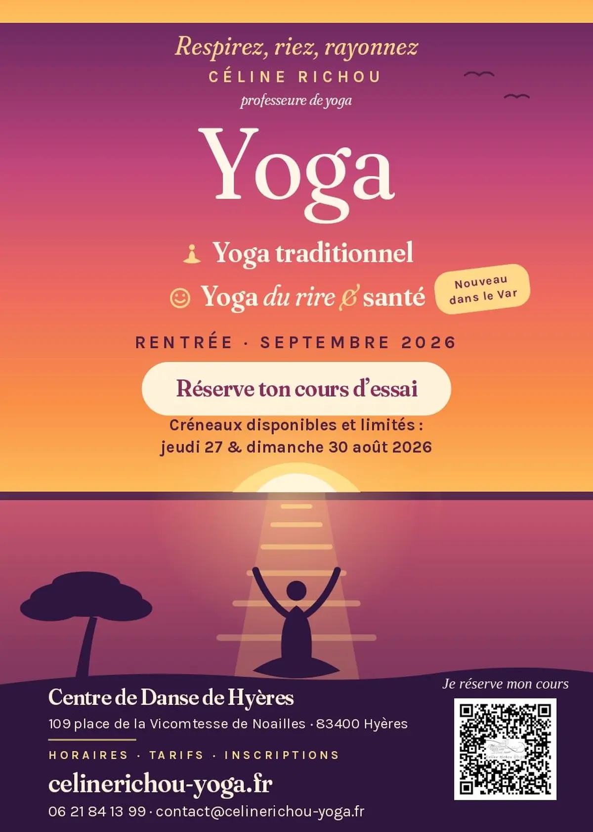 Séance découverte de Yoga du rire & santé