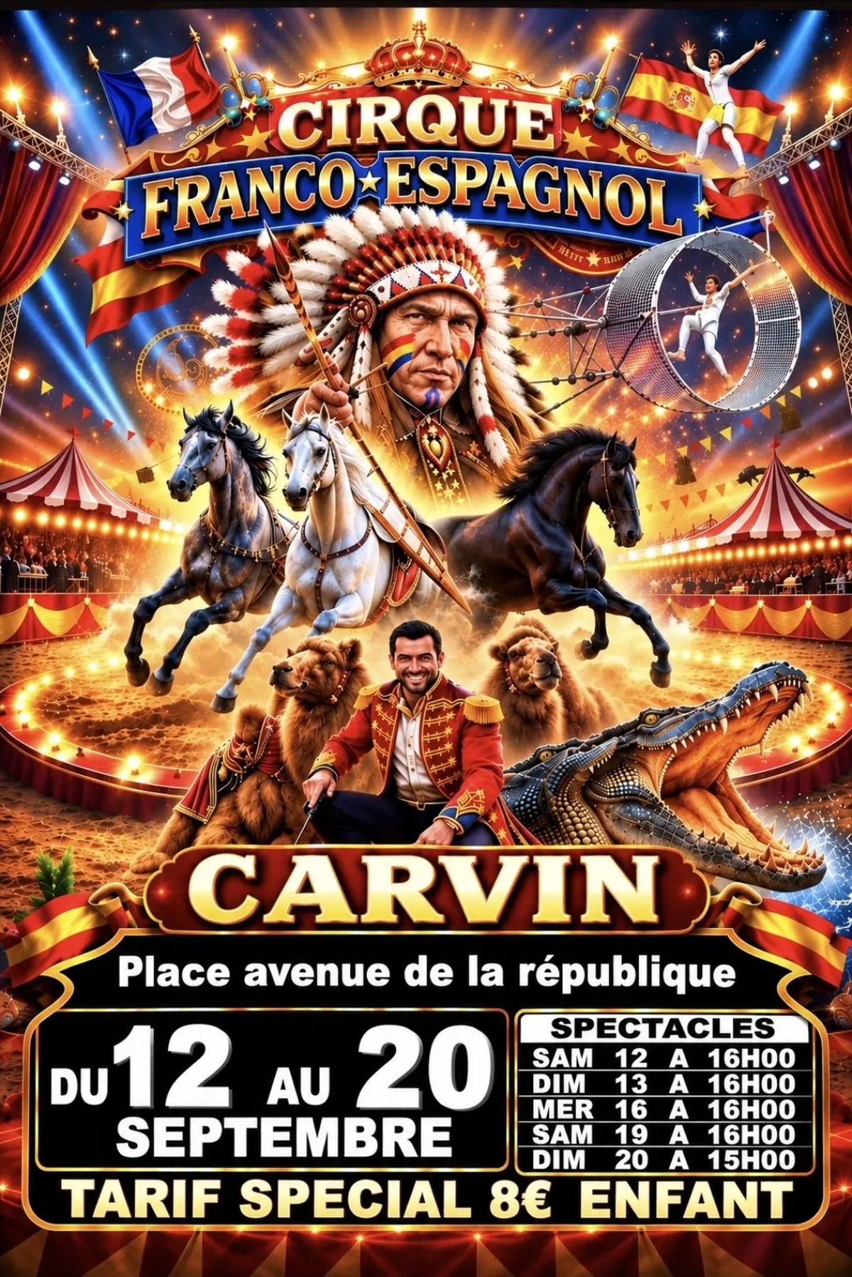 Cirque franco espagnol &Agrave; carvin