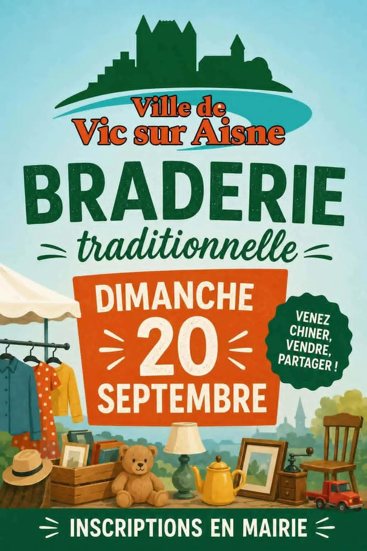 Braderie annuelle de Vic-sur-Aisne