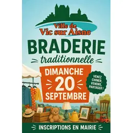 Braderie annuelle de Vic-sur-Aisne