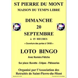 Loto Bingo Associations des retraités