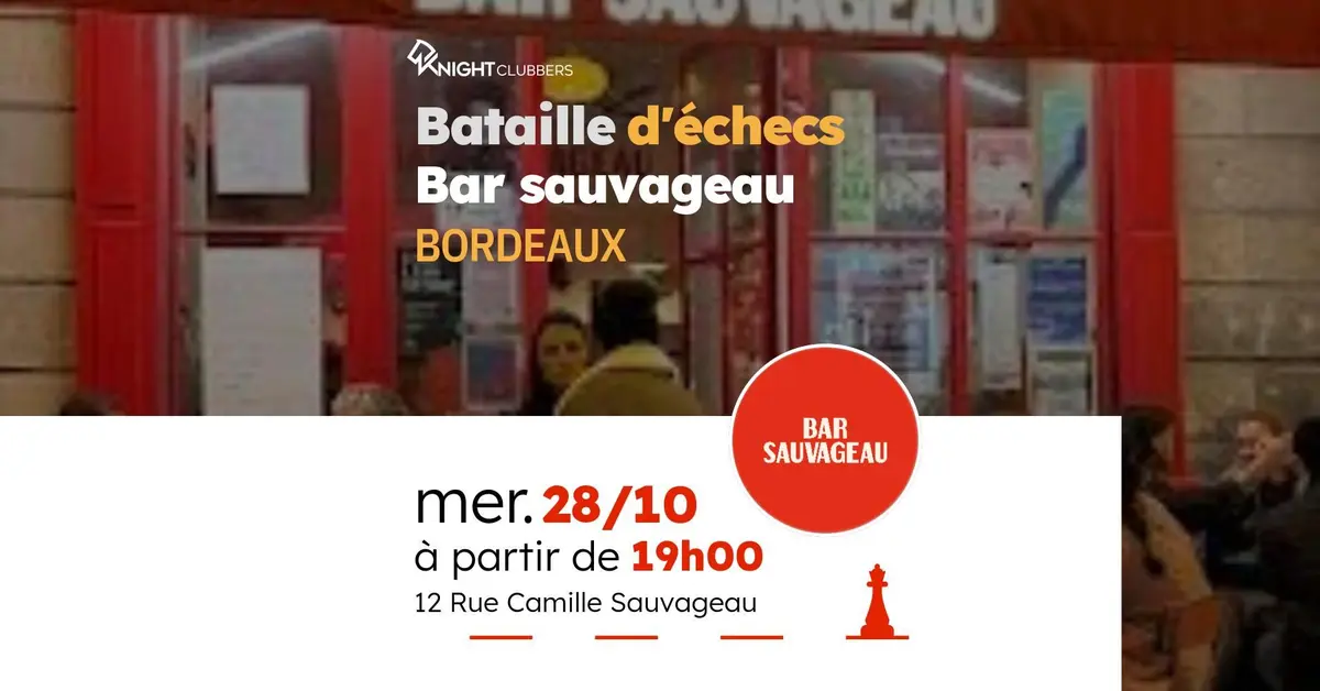 Bataille d'échecs au Bar Sauvageau