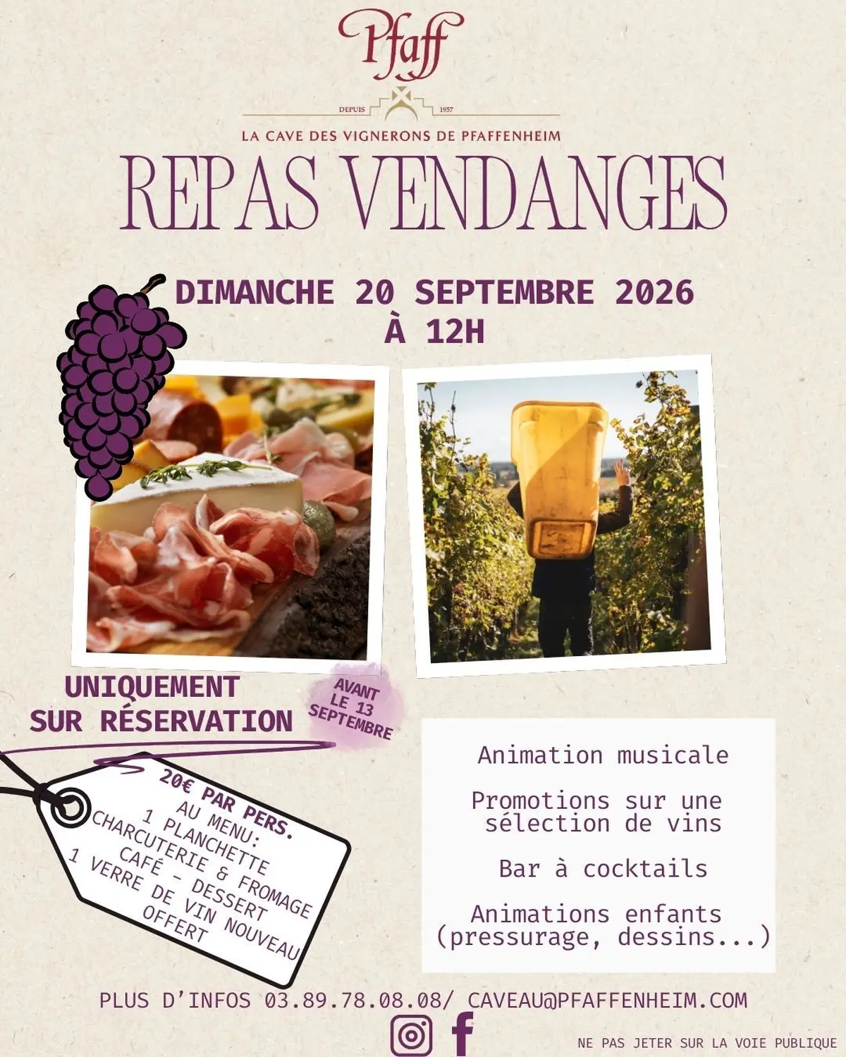 Repas Vendanges