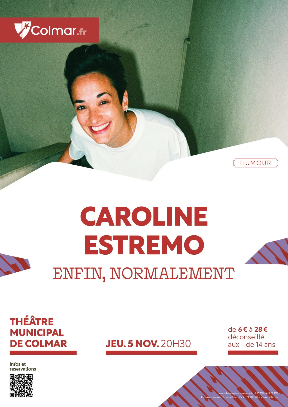 Caroline Estremo dans « Enfin, normalement » au Théâtre municipal de Colmar