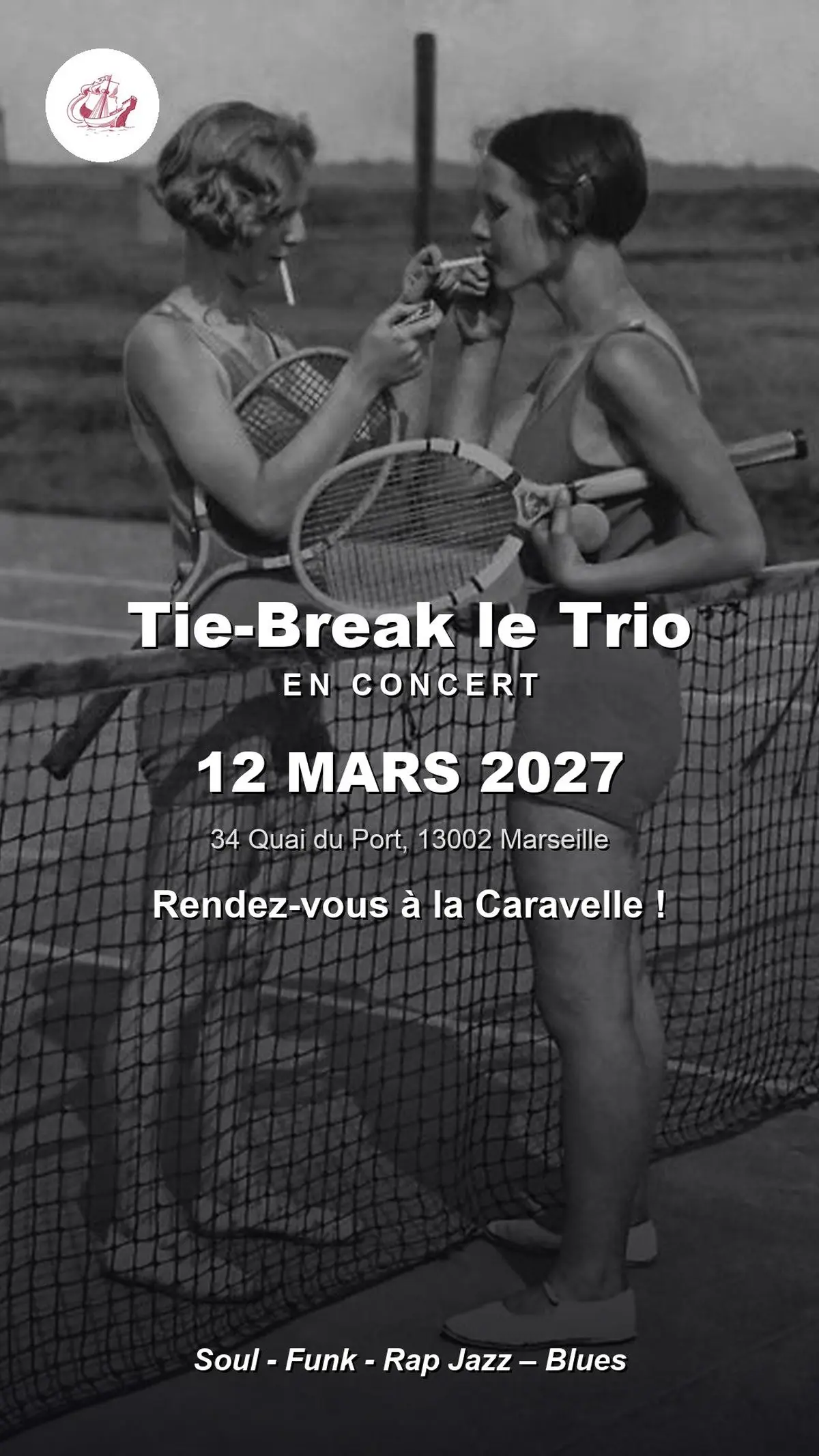 Tie-Break le Trio en concert à La Caravelle