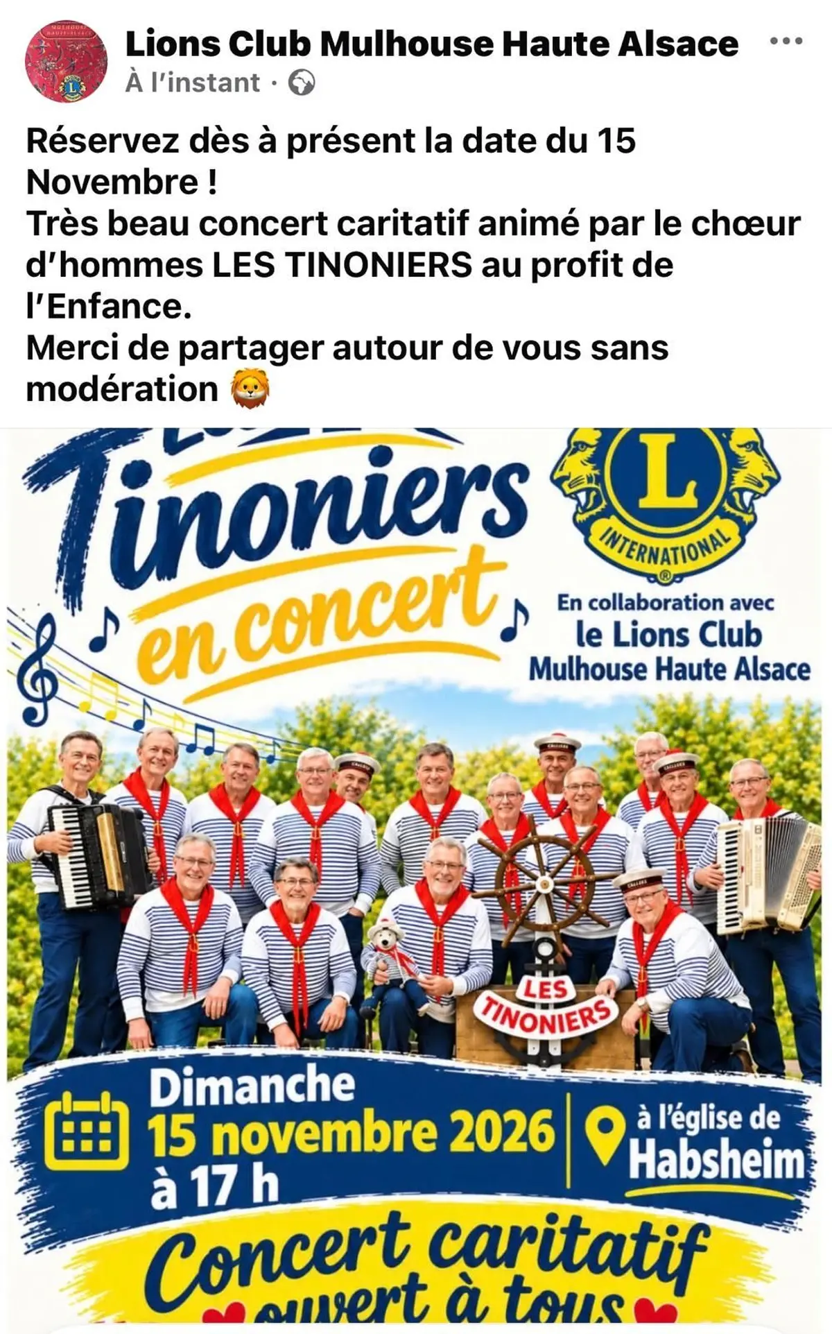 Concert « Les Tinoniers »