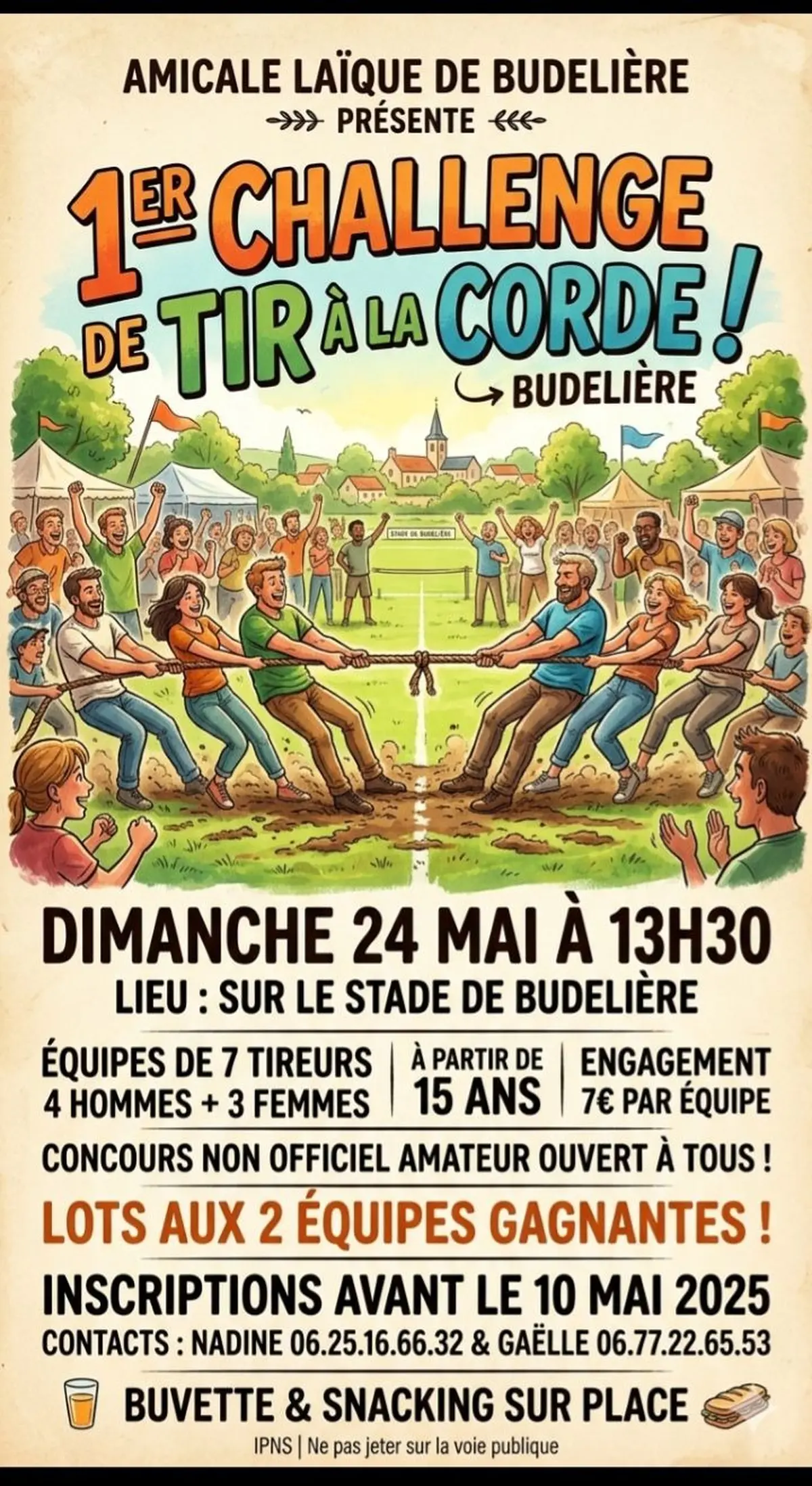 1er challenge de tir à la corde