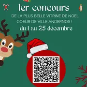 1er concours de la plus belle vitrine de Noël
